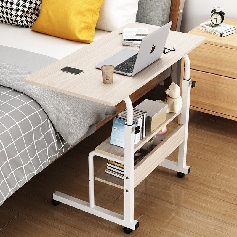Adjustable Foldable Laptop Desk – Wooden Bedside Table