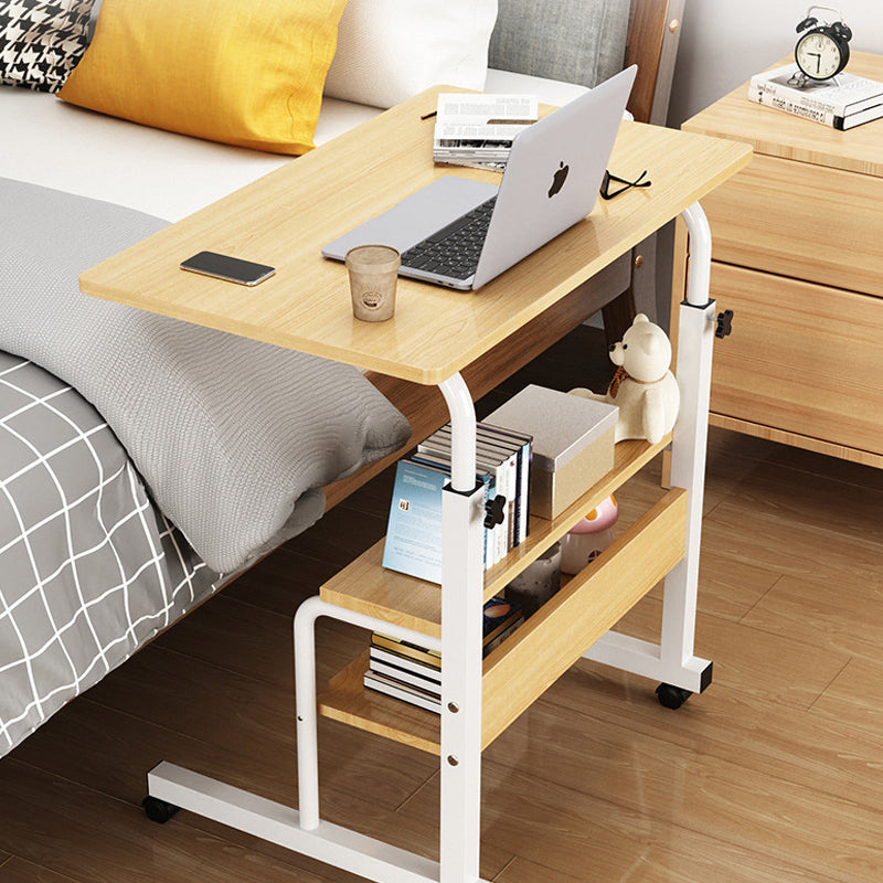 Adjustable Foldable Laptop Desk – Wooden Bedside Table