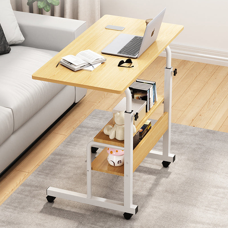 Adjustable Foldable Laptop Desk – Wooden Bedside Table